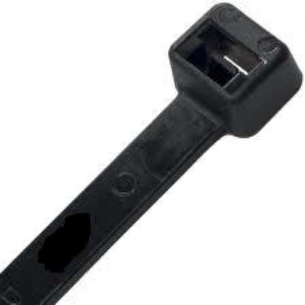 Kabelbinder zwart UV bestendig 4.8x300mm