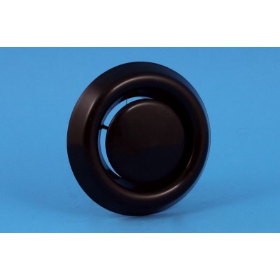 Nedco Afzuigventiel 100/125mm zwart