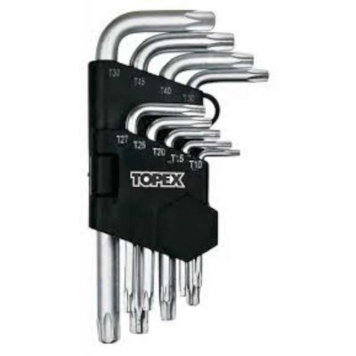 Topex Torx bitset T10-T50