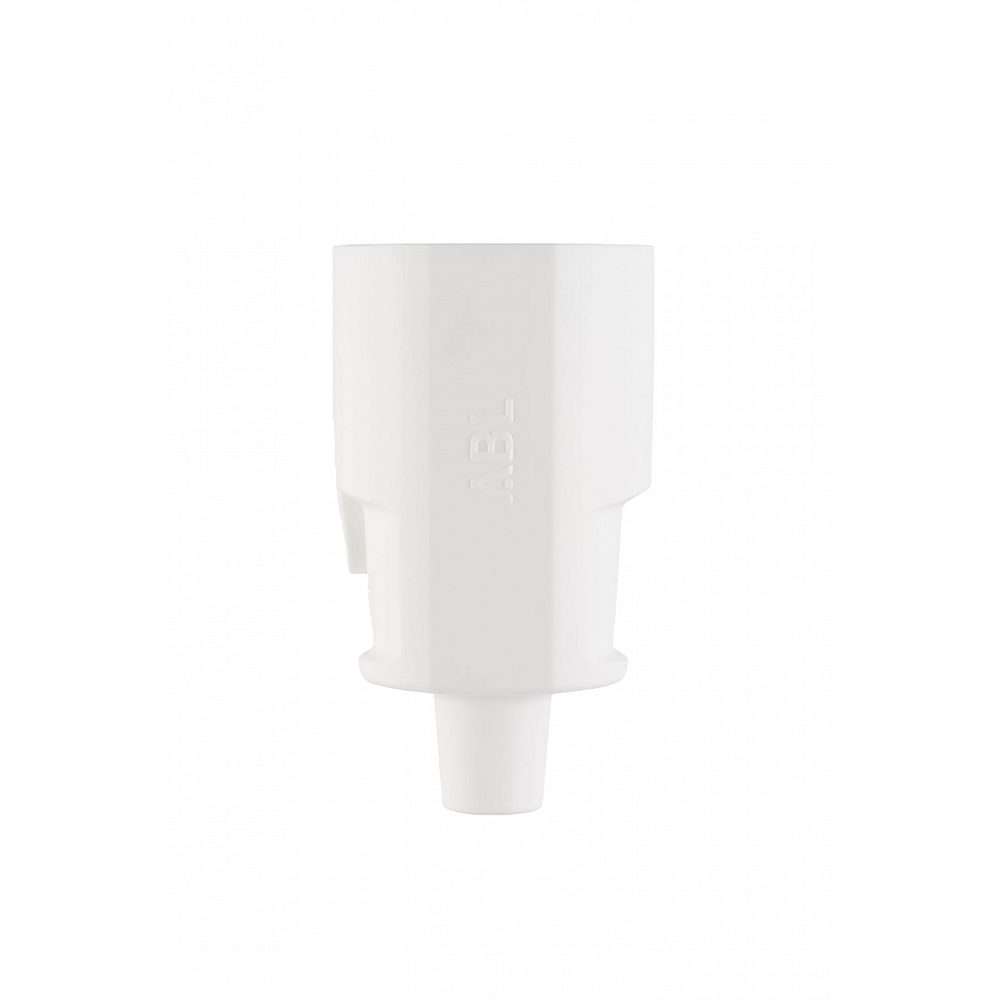 ABL Sursum contrastekker met randaarde PVC wit