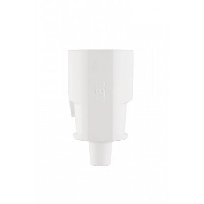 ABL Sursum contrastekker met randaarde PVC wit