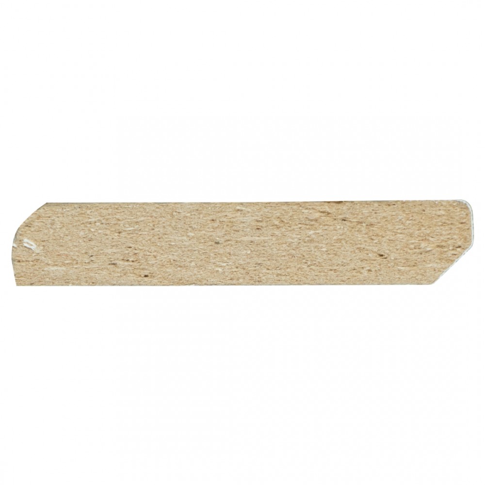Agnes plint MDF wit fijn stuc 8x45 mm 260 cm