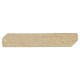 Agnes plint MDF wit fijn stuc 8x45 mm 260 cm