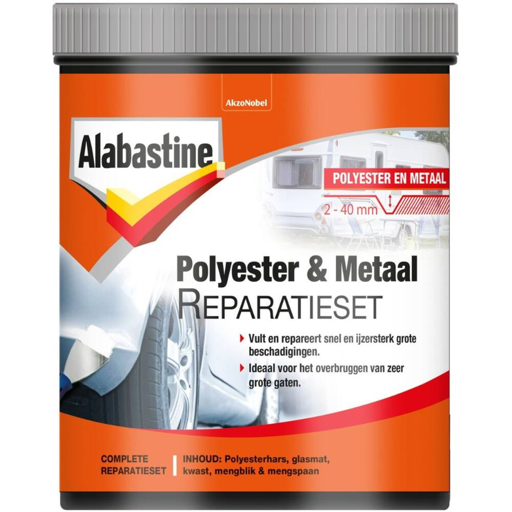Alabastine Polyester en Metaal Lamineer Reparatieset 200 ml