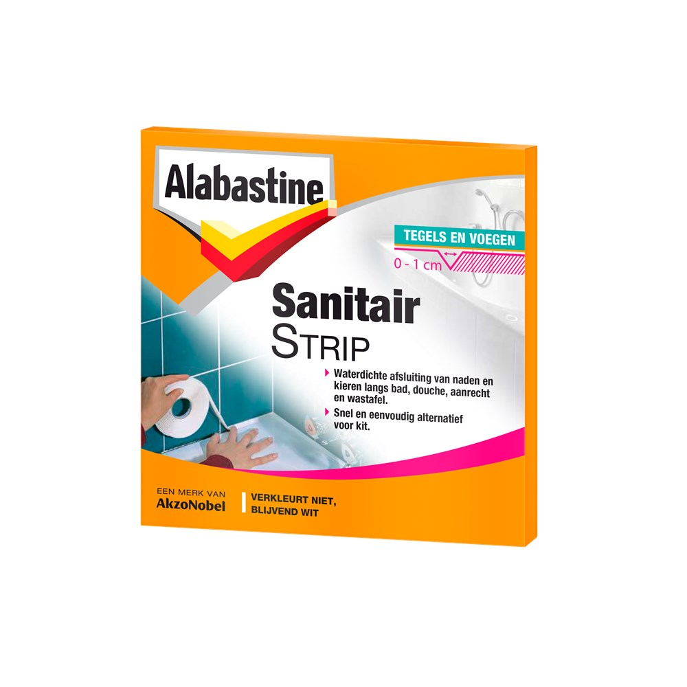 Alabastine sanitairstrip wit 5 meter