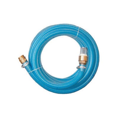 Aanzuigslang-set 1 1/4 voor pompen 7 meter met metalen zuigkorf