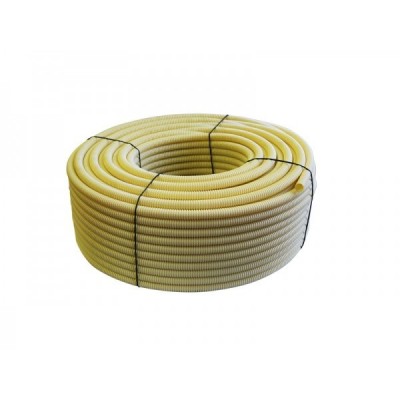 Installatiebuis elektrabuis creme PVC flexibel 16mm-5/8" 100 meter