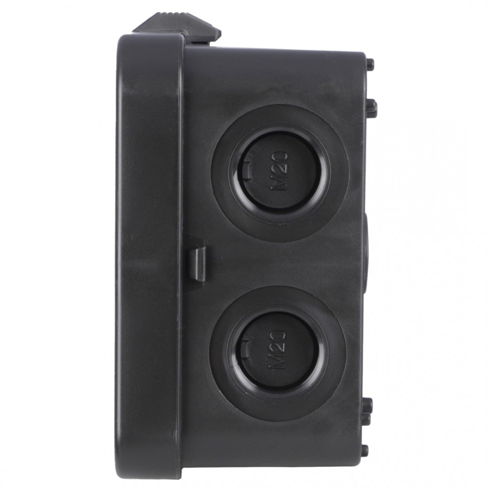 Attema kabeldoos AK1 - 8-voudig - met 3 wartels M20 - IP65 - zwart