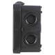Attema kabeldoos AK1 - 8-voudig - met 3 wartels M20 - IP65 - zwart