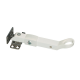 Axa Combi raamuitzetter Axaflex Security afsluitbaar RVS wit 2660-20-74/E