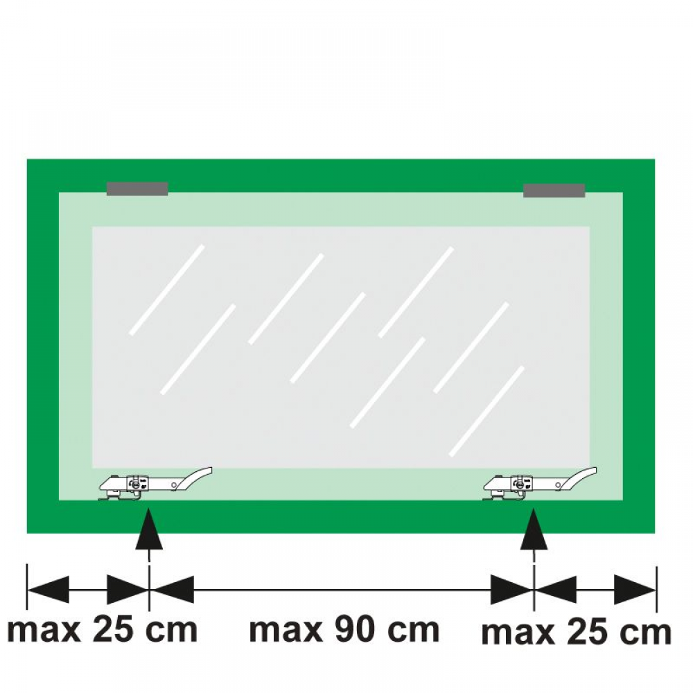 Axa Combi raamuitzetter Axaflex Security afsluitbaar RVS wit 2660-20-74/E