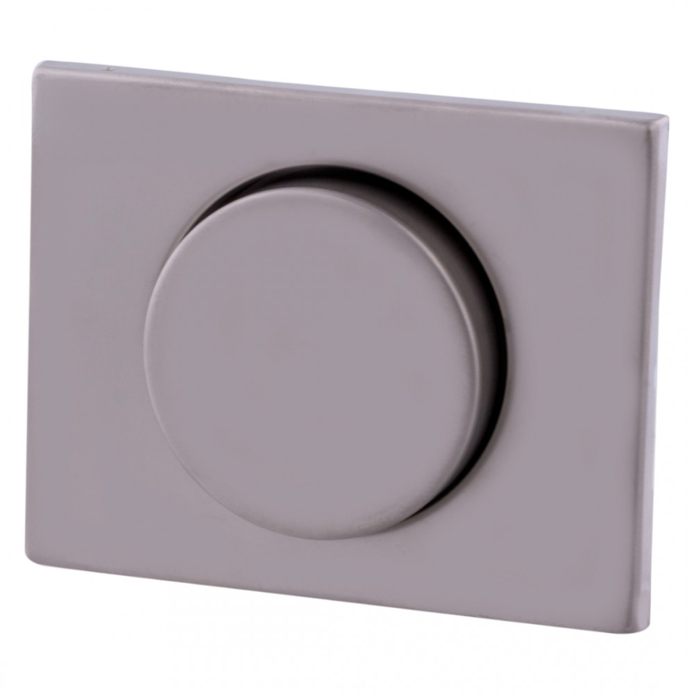 Berker K5 centraalplaat met knop dimmer - inbouw RVS