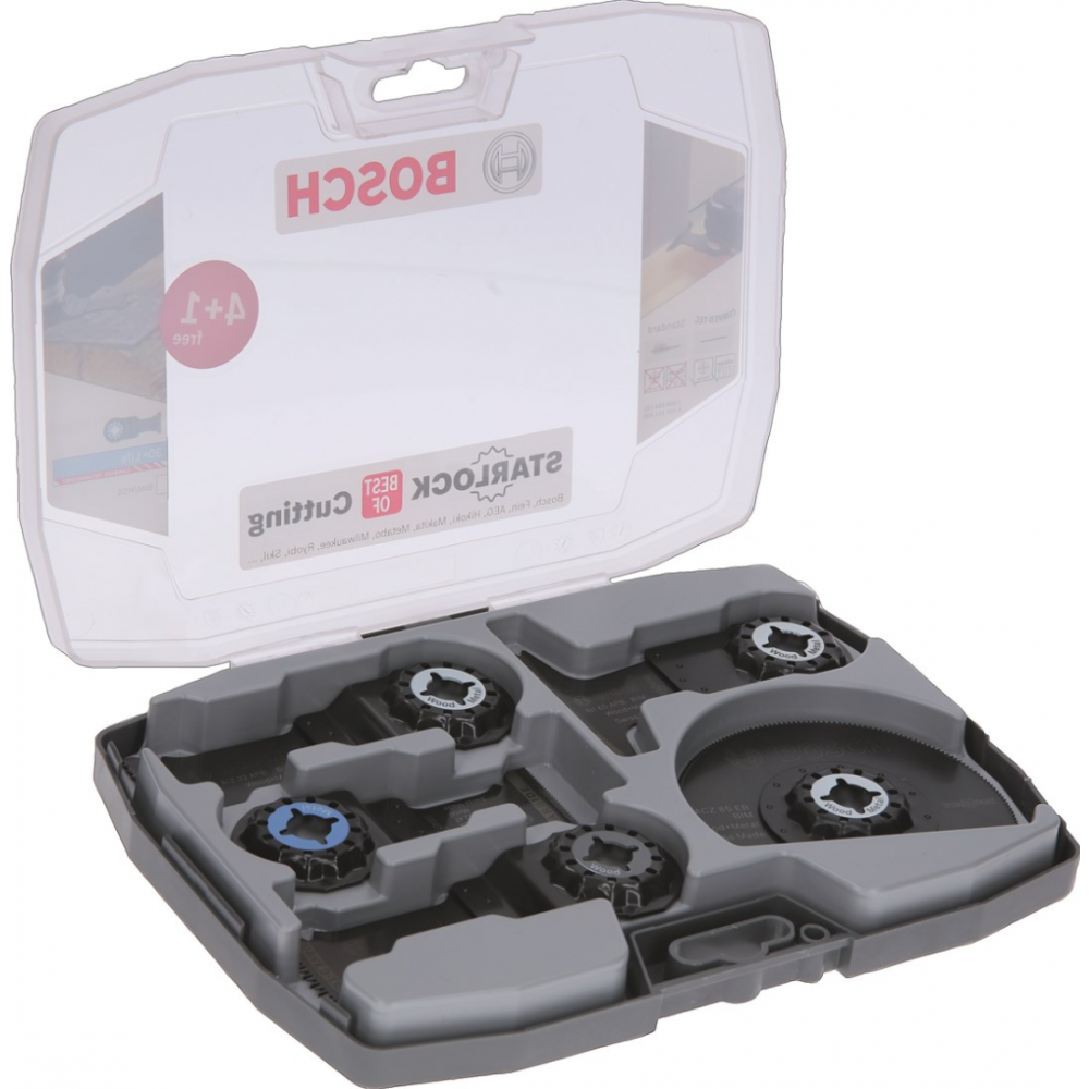 Bosch multitool Accessoires 5-delige set Starlock Best of Cutting 4+1