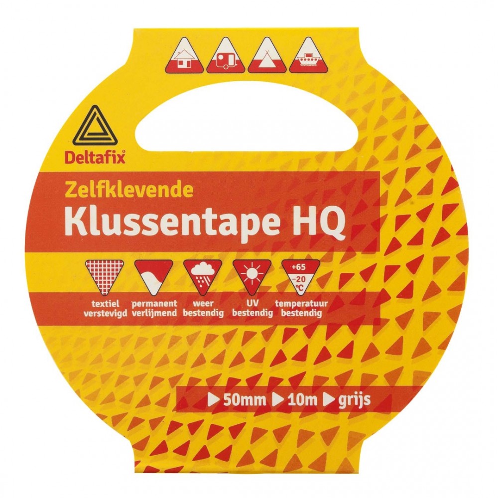 Deltafix ducttape zelfklevend standaard grijs 10 m x 50 mm