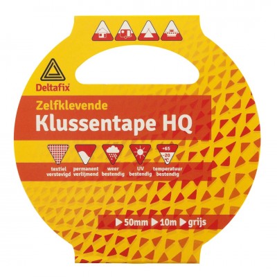 Deltafix ducttape zelfklevend standaard grijs 10 m x 50 mm