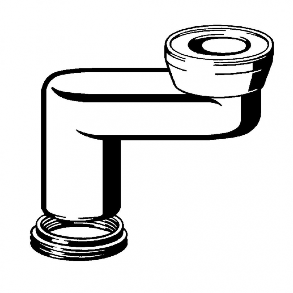 Viega Swift sprongbocht 90/110mm sprong 180mm wit Viega Swift sprongbocht 90/110mm sprong 180mm wit
