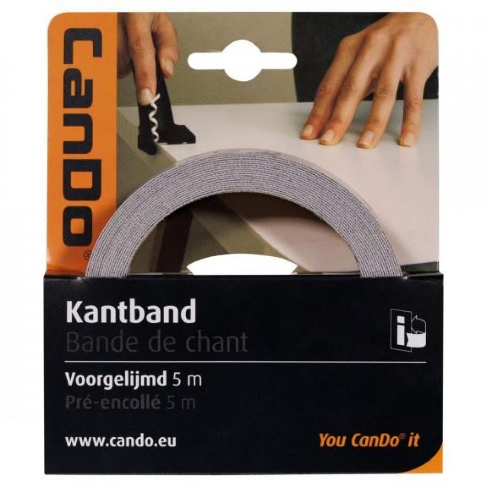 CanDo kantband kiezelgrijs 2,4cm 5 meter