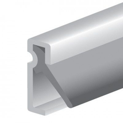 Deltafix tochtprofiel inbouw acrylbestendig aluminium 300 cm x 16 mm x 6 mm
