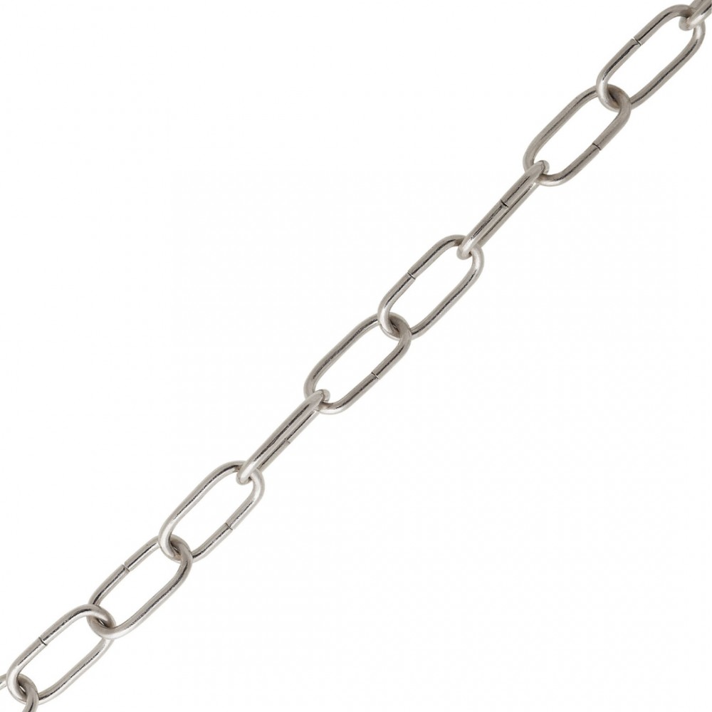 Deltafix sierketting vernikkeld 22 x 3 mm (per meter)