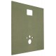 Vochtwerende toilet achterplaat voor inbouwreservoir 123x120cm 18mm