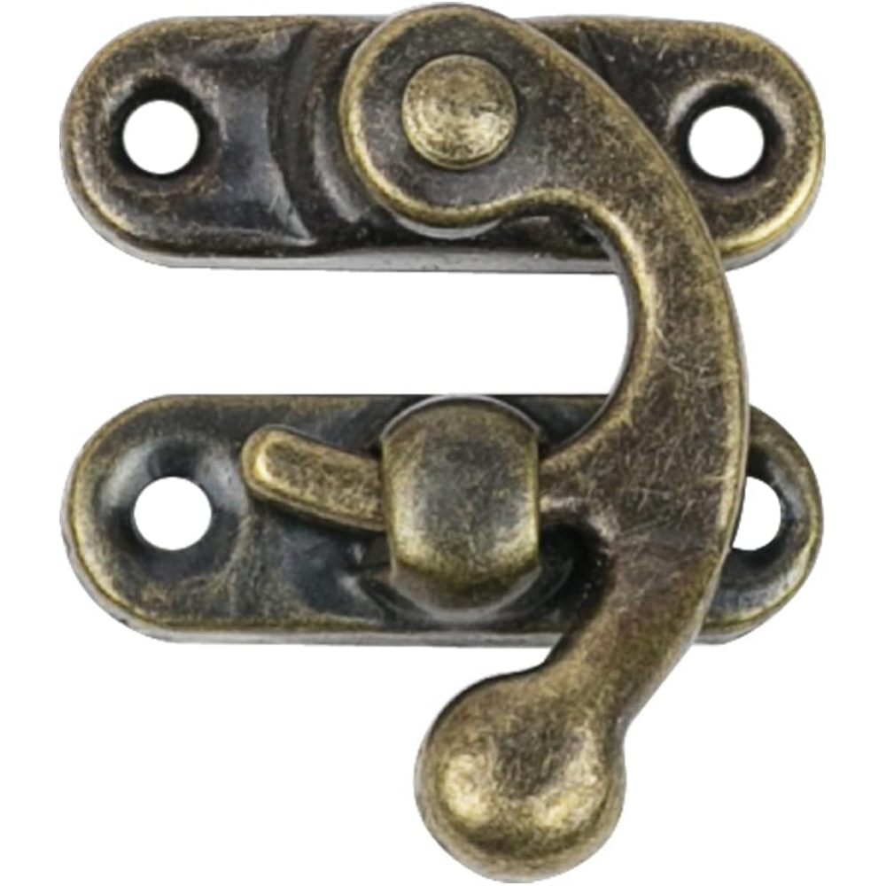 Kistsluiting toggle klink 27x32mm brons