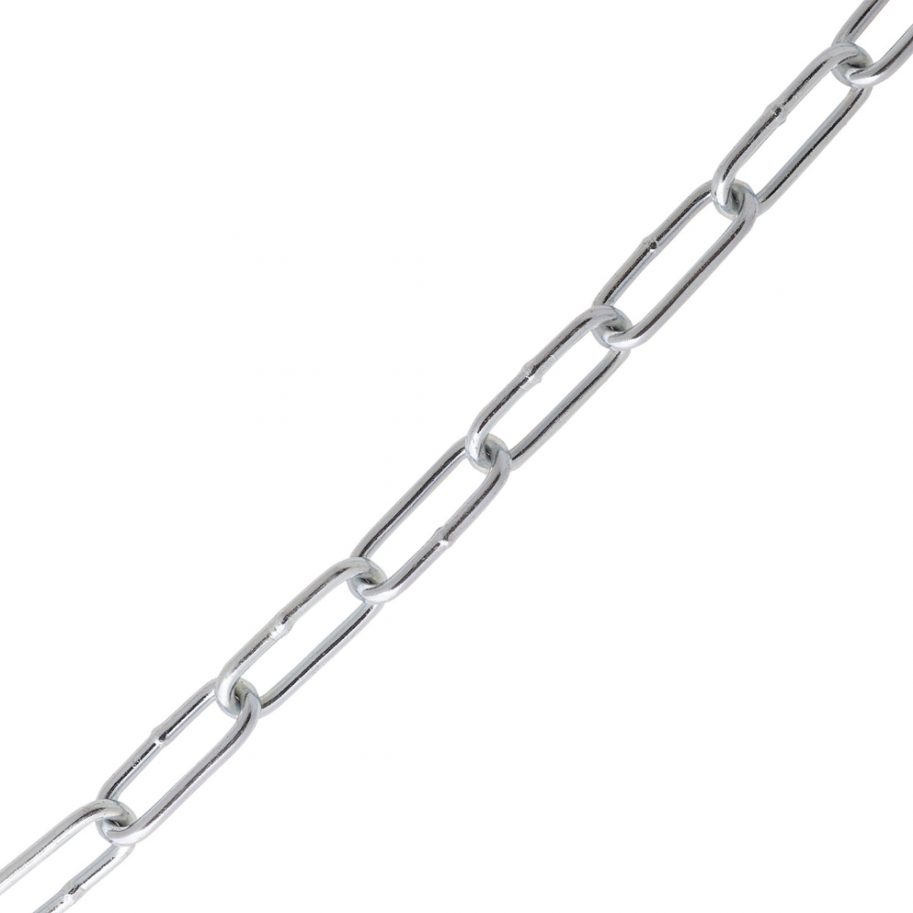 Deltafix ketting voetketting verzinkt 42x24 x 6 mm din 5685/c (25 meter)