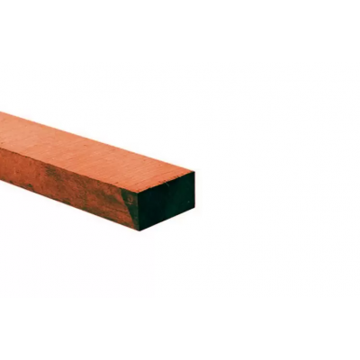 Regel hardhout ruw 40x70mm 600cm