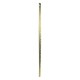 pianoscharnier met ophangoog in scharnier - geboord - messing - 0.7 x 32 x 750 mm