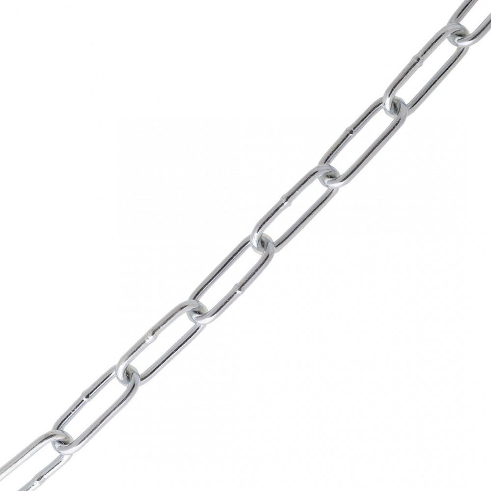 Deltafix ketting voetketting verzinkt 35x20 x 5 mm din 5685/c (per meter)
