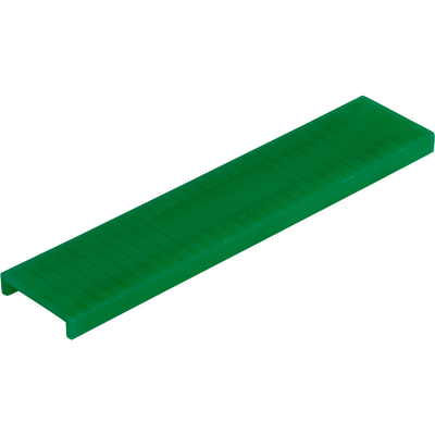 Kunststof Tunnelblokje 22x5 mm groen 100 stuks