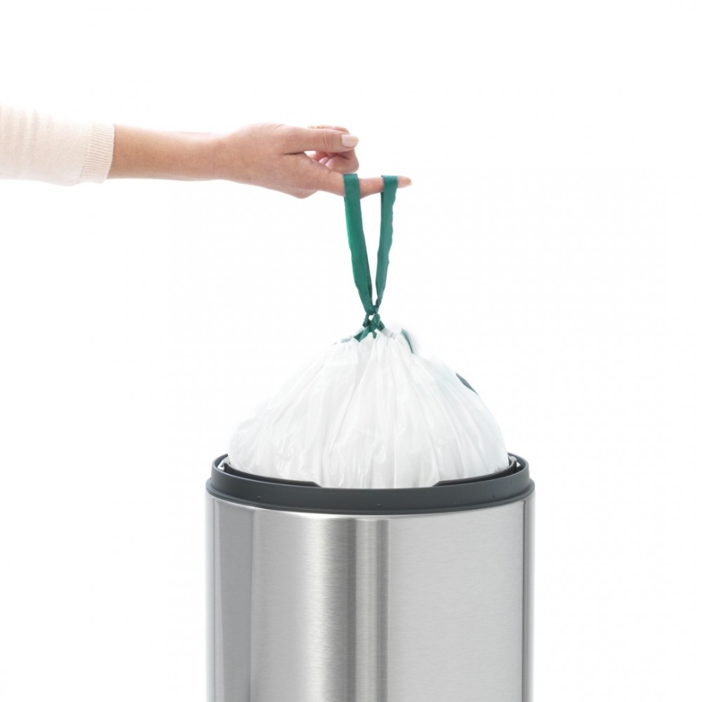 Brabantia Touch Bin Prullenbak - 30 l - Matt Steel Brabantia Touch Bin Prullenbak - 30 l - Matt Steel