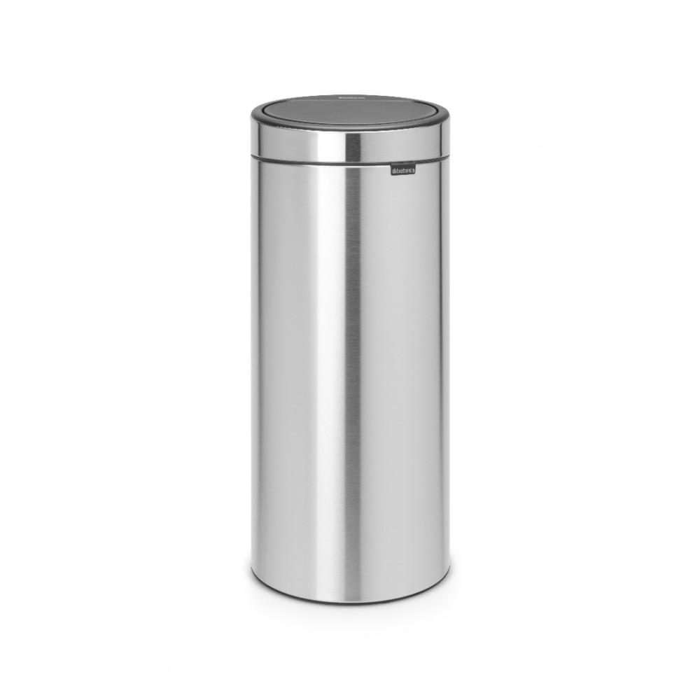 Brabantia Touch Bin Prullenbak - 30 l - Matt Steel Brabantia Touch Bin Prullenbak - 30 l - Matt Steel