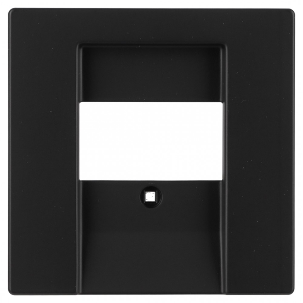 Busch-Jaeger Future Linear afdekplaat TAE/USB - zwart