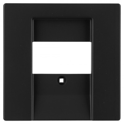 Busch-Jaeger Future Linear afdekplaat TAE/USB - zwart