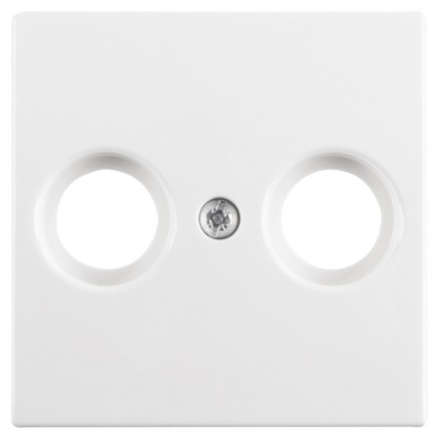 Busch-Jaeger Balance centraalplaat radio/tv - polarwit