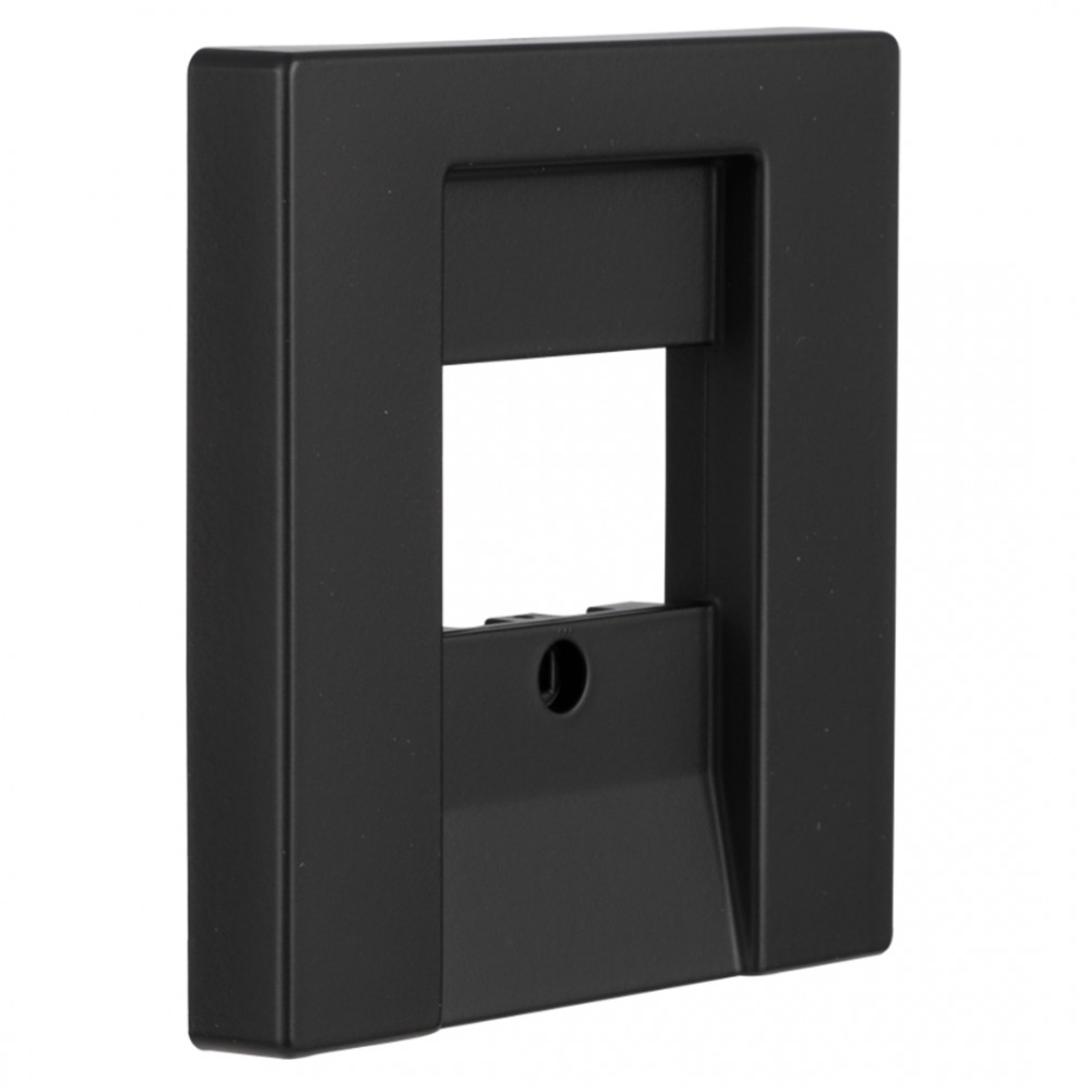 Busch-Jaeger Future Linear afdekplaat TAE/USB - zwart