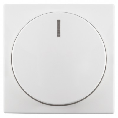 Busch-Jaeger Balance centraalplaat inbouw - voor dimmer - met knop - polarwit