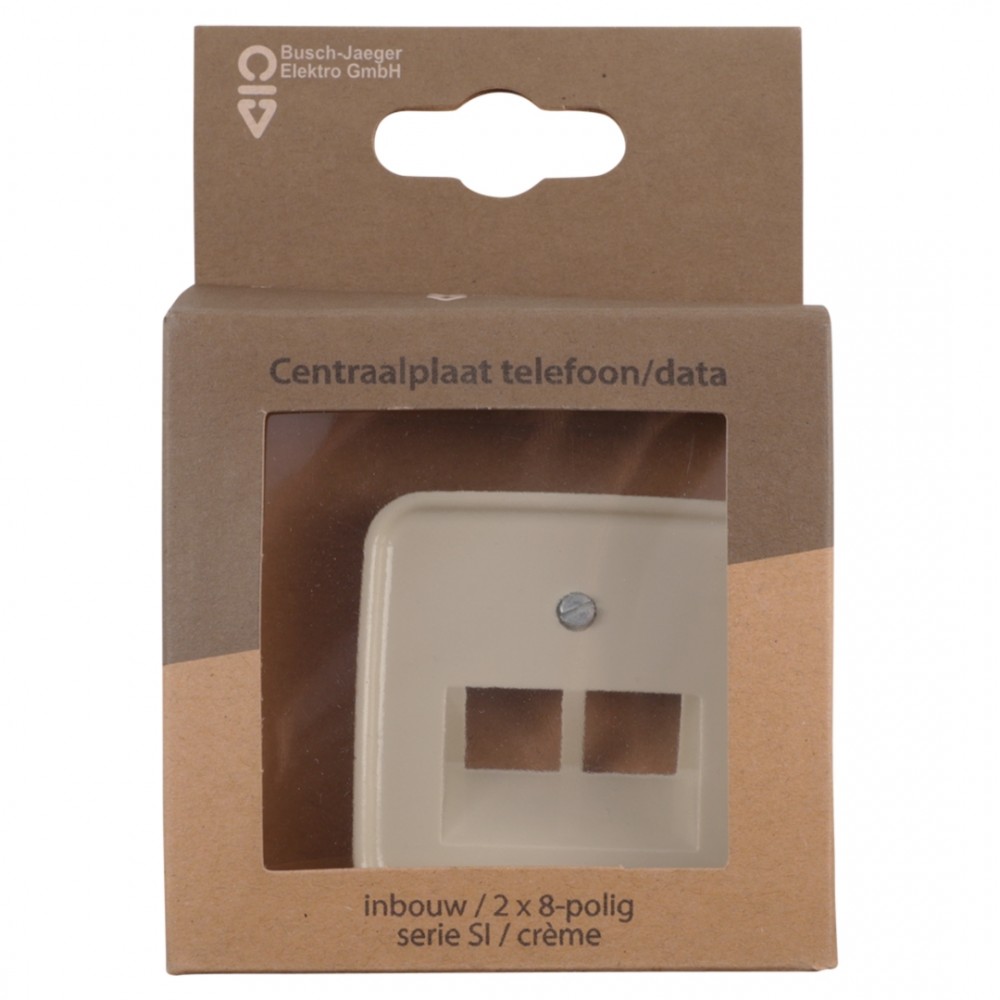 Busch-Jaeger Reflex SI Centraalplaat UTP crème