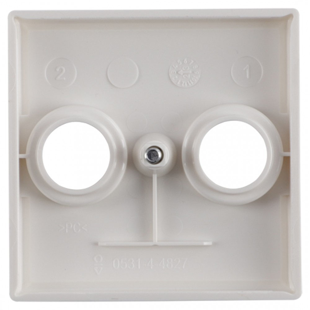 Busch-Jaeger Balance centraalplaat radio/tv - polarwit