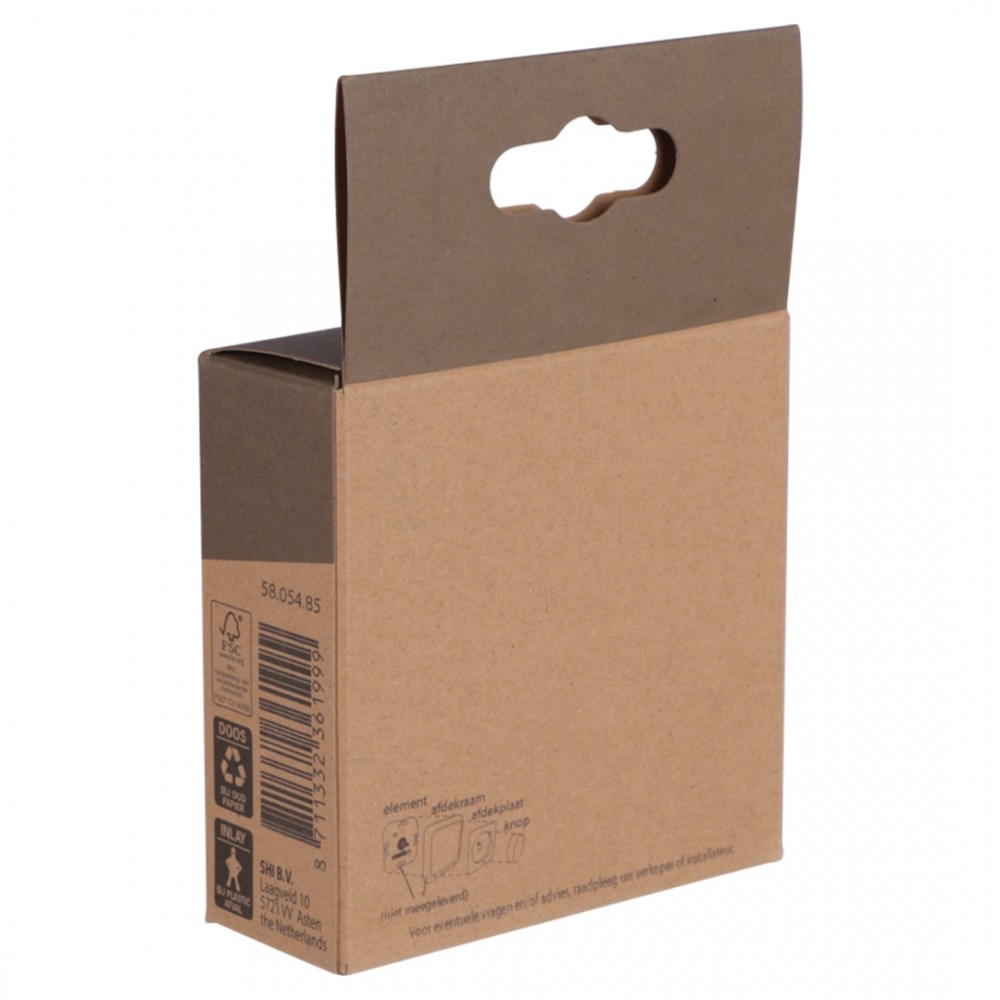 Busch-Jaeger Balance centraalplaat inbouw - voor dimmer - met knop - polarwit