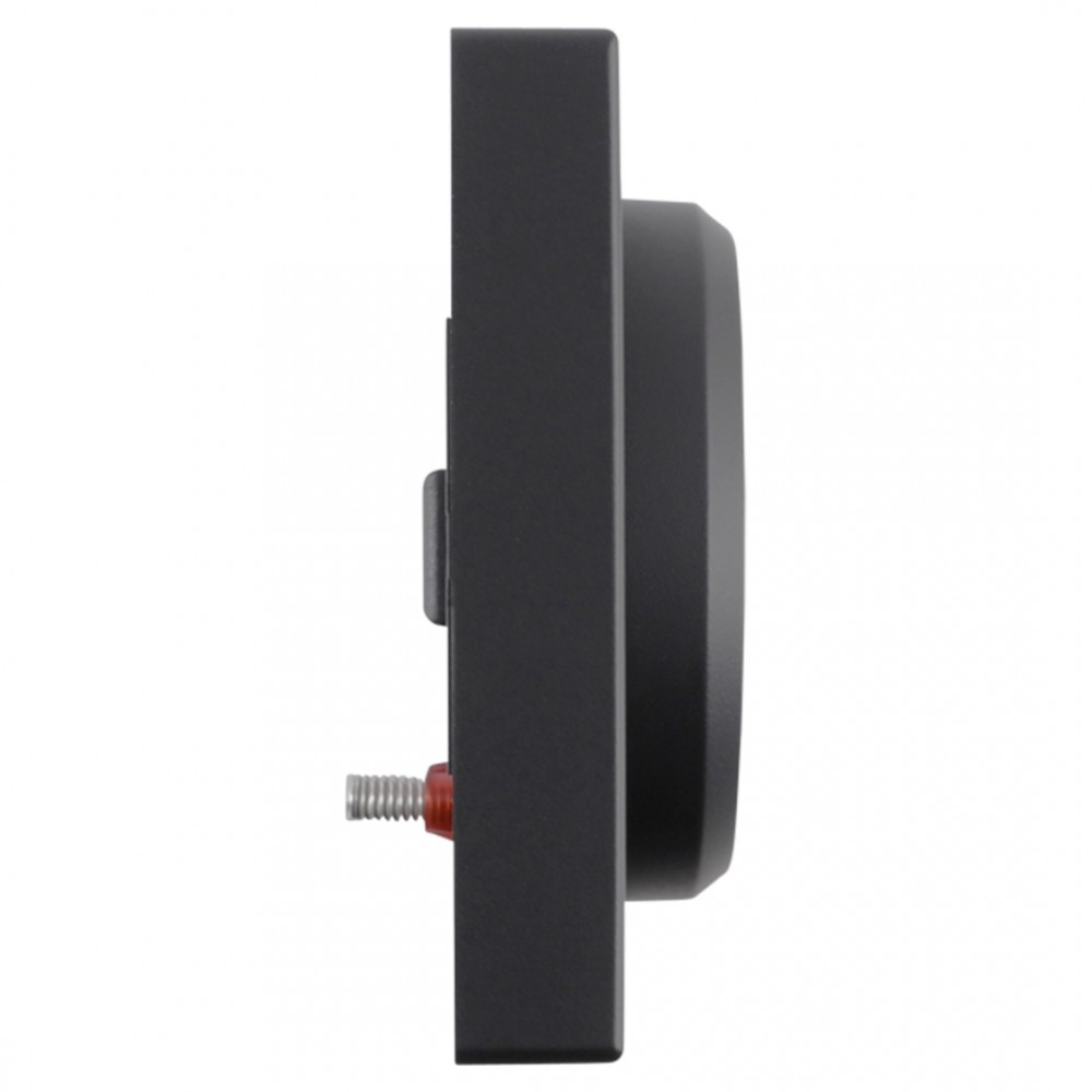 Busch-Jaeger Future Linear centraalplaat inbouw - voor dimmer - met knop - zwart