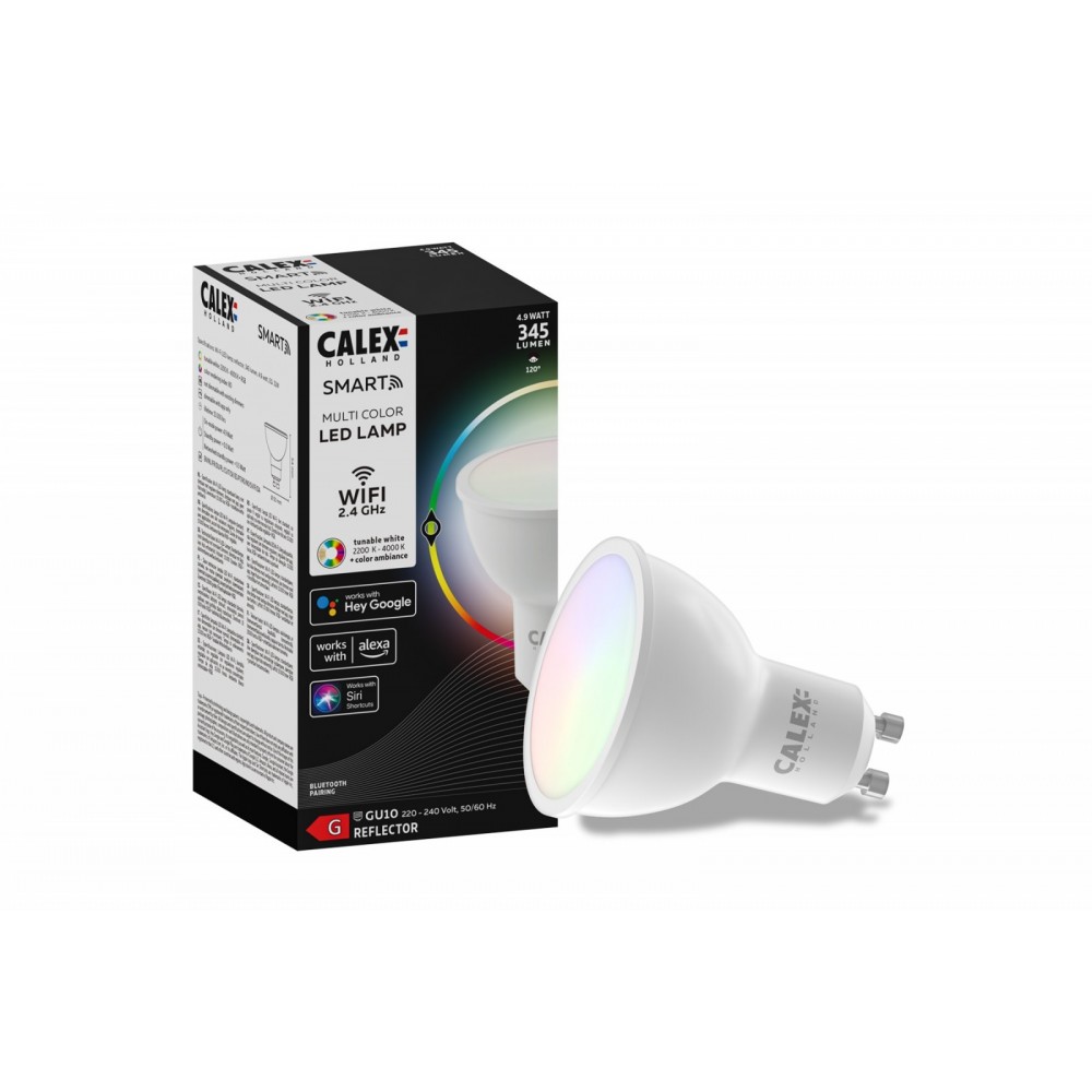 Calex Smart RGB Reflector led lamp 5W 350lm 2200-4000K