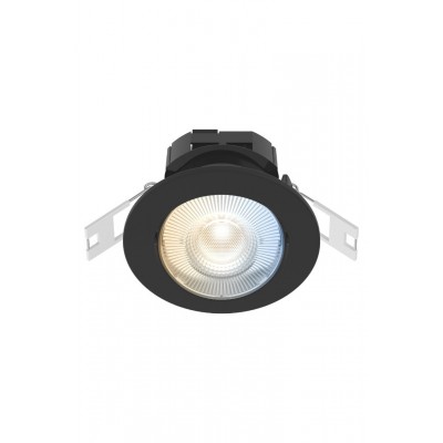 Calex Smart Downlight LED lamp Zwart CCT 5W 345lm 2700-6500K