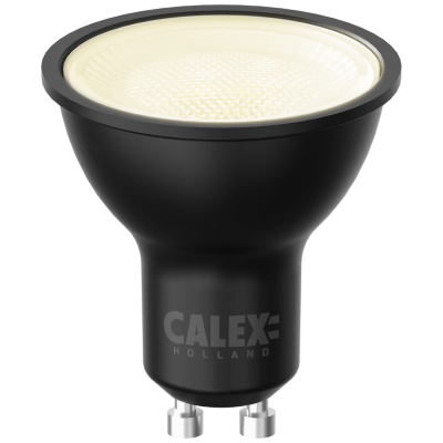 Calex Reflector LED - GU10 - 320lm - Zwart - Dag en Nacht Sensor