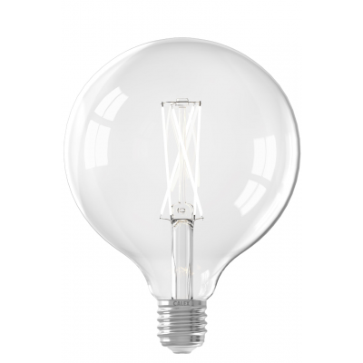 Calex Warm Filament LED Lamp - E27 - G125 - Helder - 4.5W - Dimbaar