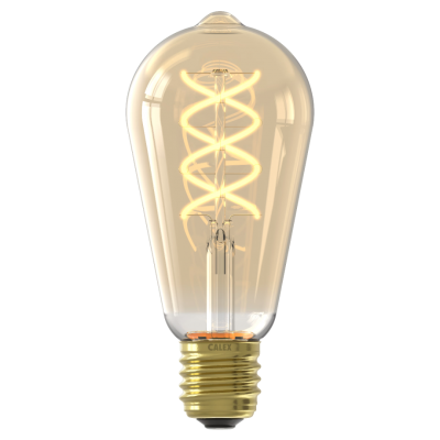 Calex Sensor Lamp - E27 - ST64 - Goud - 3.5W