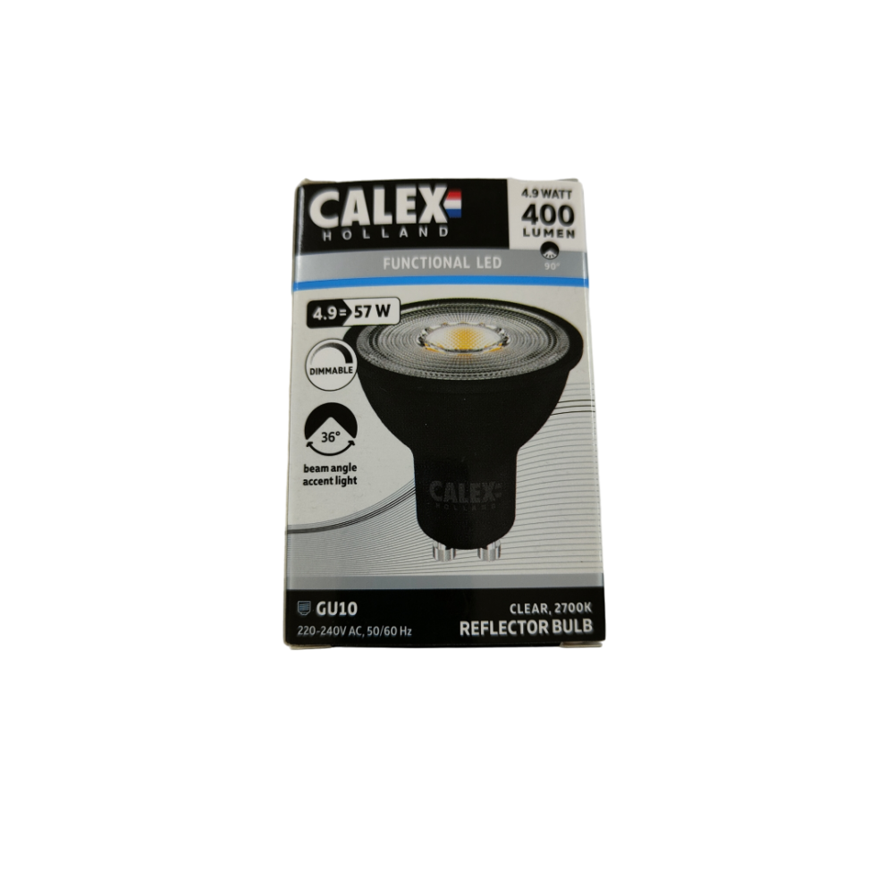 Calex Reflector LED Lamp 4.2 Watt - GU10 - Zwart - Dimbaar