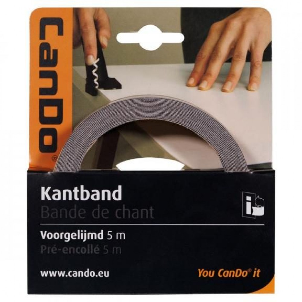 CanDo kantband houtnerf gebronsd eiken 24mm 5m