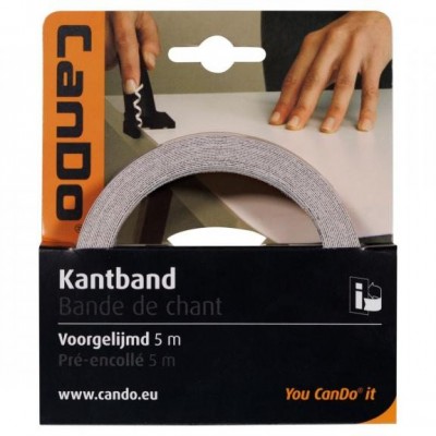 CanDo kantband donker grafiet 24mm 5m