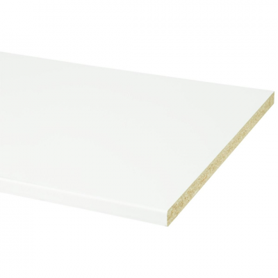 Cando werkblad aanrechtblad - wit - 182x60x2,8cm